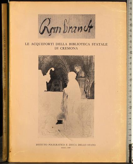 Le acqueforti della biblioteca statale di Cremona - Rembrandt - copertina