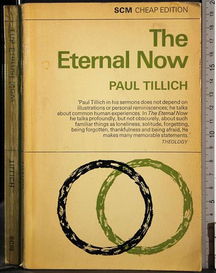 The Eternal now - Paul Tillich - copertina