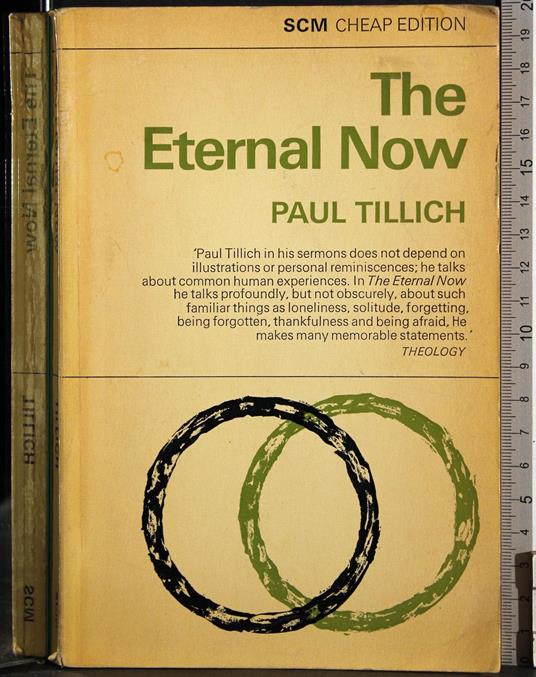 The Eternal now - Paul Tillich - copertina