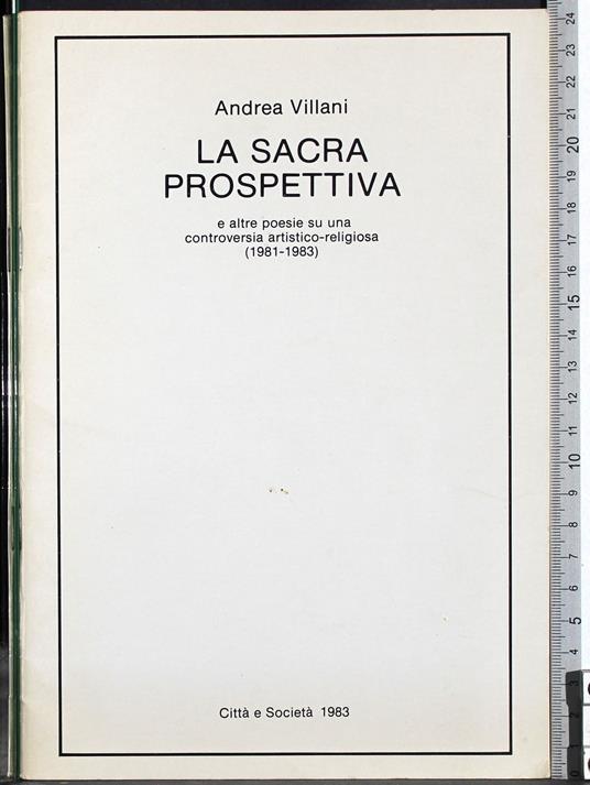 sacra prospettiva - Andrea Villani - copertina