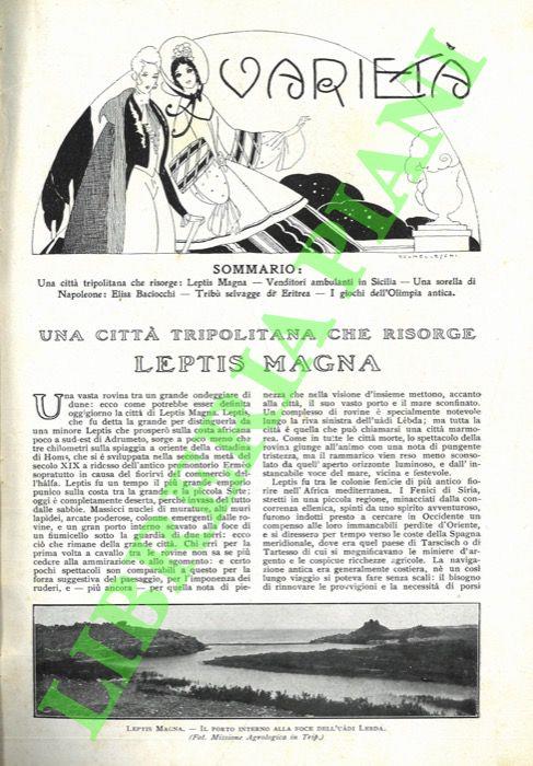 Leptis Magna una città tripolitana che risorge