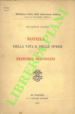 Notizia della vita e delle opere di Francesco Bracciolini