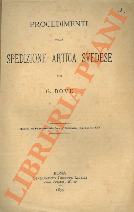 Procedimenti della spedizione artica svedese.