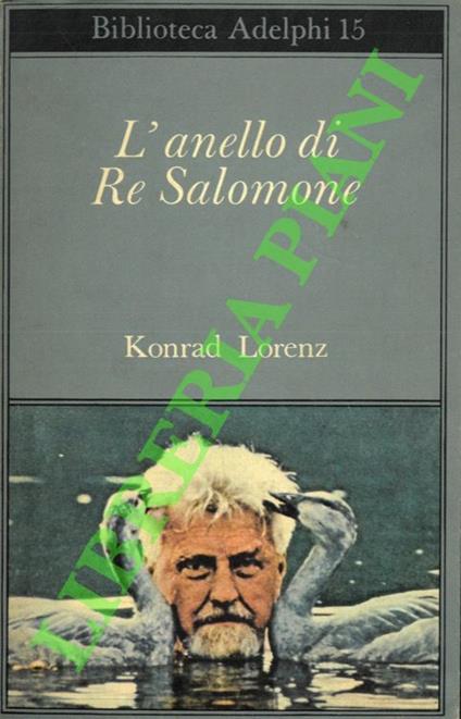 L' anello di Re Salomone - Konrad Lorenz - copertina