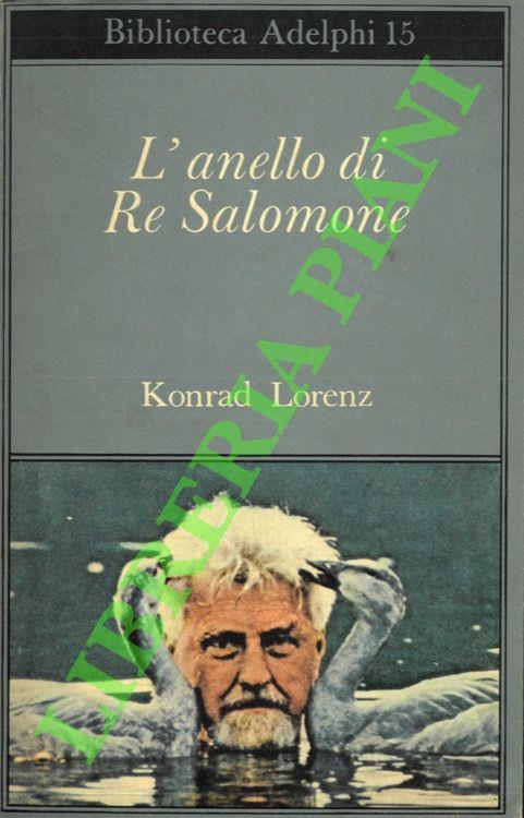 L' anello di Re Salomone - Konrad Lorenz - copertina