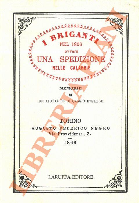 I briganti nel 1808 ovvero una spedizione nelle Calabrie. Memorie di un aiutante di campo inglese
