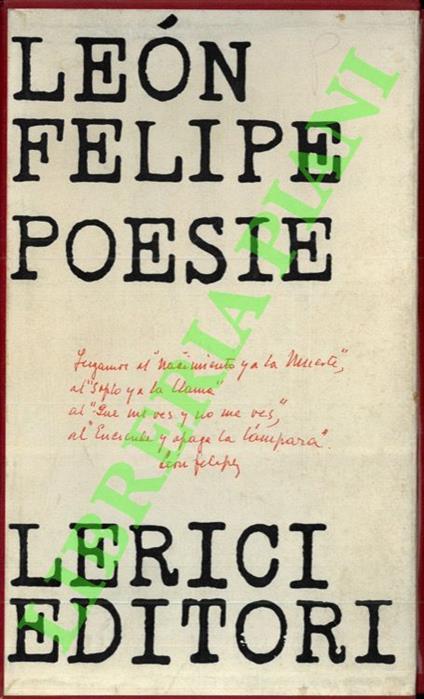 Poesie - copertina