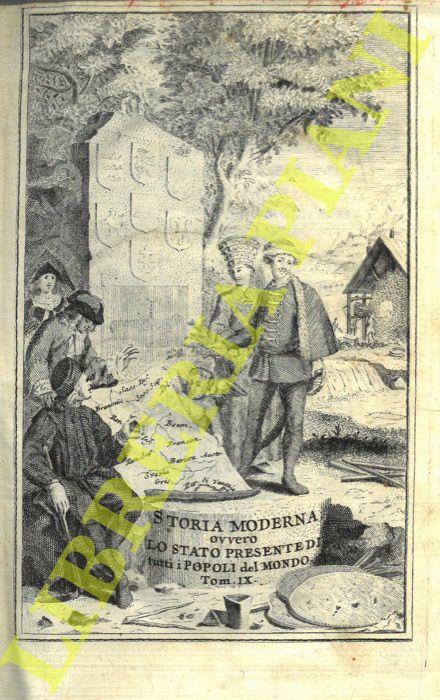 Lo stato presente di tutti i paesi e popoli del mondo naturale, politico, e morale, con nuove osservazioni e correzioni degli antichi, e moderni viaggiatori. Volume IX. Dei regni di Boemia, e di Ungheria, dell'Imperio Germanico in generale, ed in partic