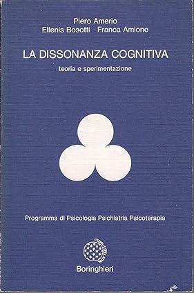 DISSONANZA COGNITIVA. Teoria e sperimentazione - copertina
