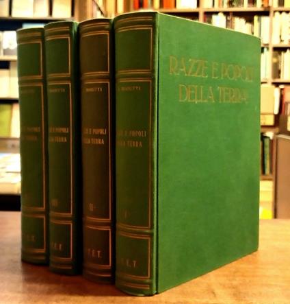 Le RAZZE E I POPOLI DELLA TERRA (4 Volumi) - Renato Biasutti - copertina