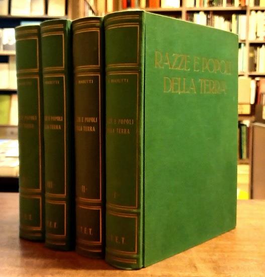 Le RAZZE E I POPOLI DELLA TERRA (4 Volumi) - Renato Biasutti - copertina