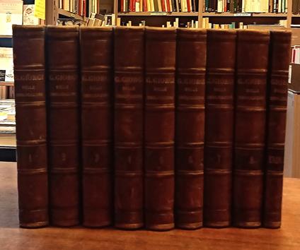 TEORIA DELLE OBBLIGAZIONI NEL DIRITTO MODERNO ITALIANO. Esposta con la scorta della Dottrina e della Giurisprudenza (8 volumi + indice generale) - Giorgio Giorgi - copertina