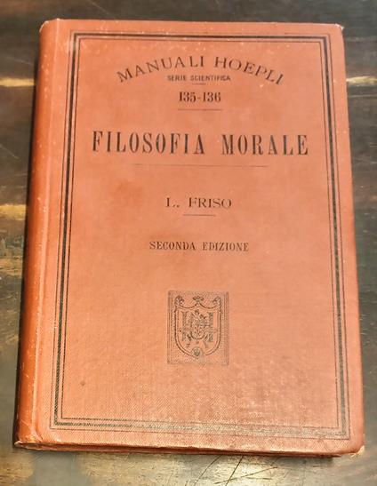 Filosofia Morale - copertina