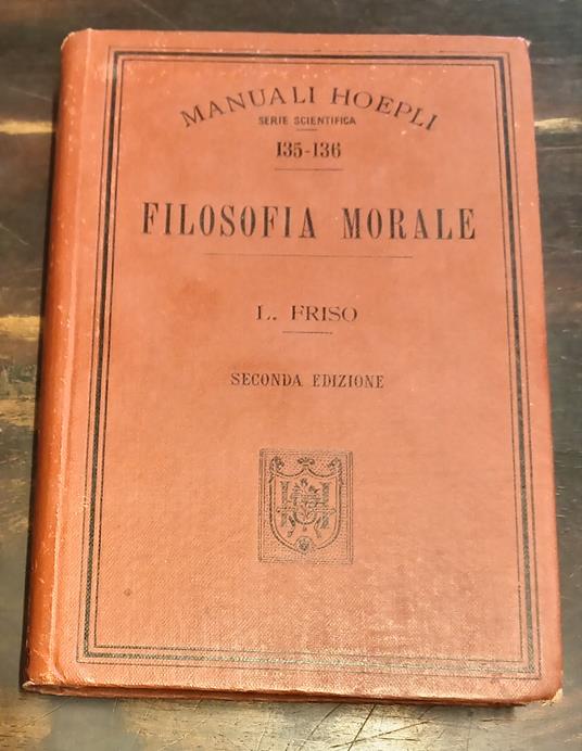 Filosofia Morale - copertina