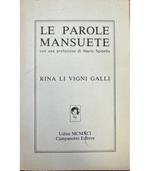 Le parole mansuete