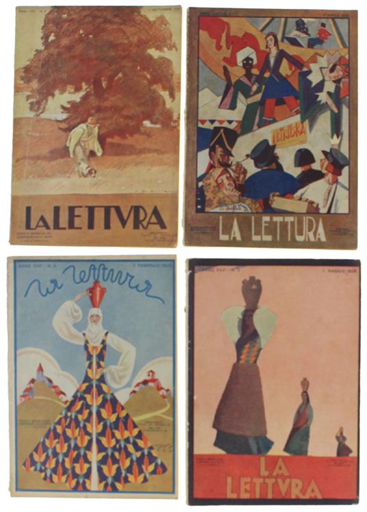 LETTURA - Offerta di 4 numeri: anno 1926 n. 2, 4, 5, 9. Buono stato. - Atuori vari - Corriere della Sera - 1926 - Autori Vari - copertina