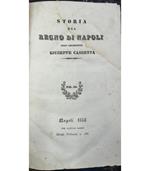 Stoeia del Regno di Napoli. Solo volume III
