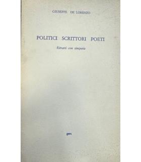 Politici scrittori poeti - Giuseppe De Lorenzo - copertina