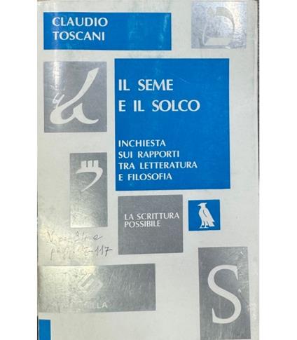 Il seme e il solco - Claudio Toscani - copertina