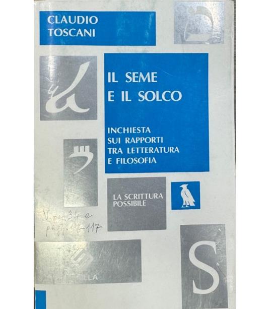 Il seme e il solco - Claudio Toscani - copertina