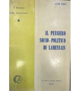 Il pensiero socio-politico di Lamennais - Guido Zadei - copertina