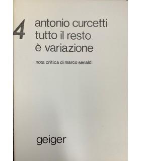 Tutto il resto è variazione. Nuova critica di Marco Senaldi - Antonio Curciotti - copertina