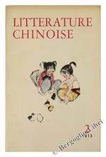 LITTERATURE CHINOISE. N.2. - Autori vari. - 1973