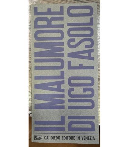 Il malumore - Ugo Fasolo - copertina