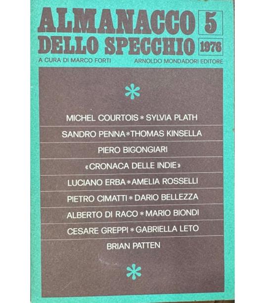 Almanacco dello specchio n. 5 - 1976 - Marco Forti - copertina