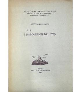 I napoeltani del 1799 - Giustino Fortunato - copertina