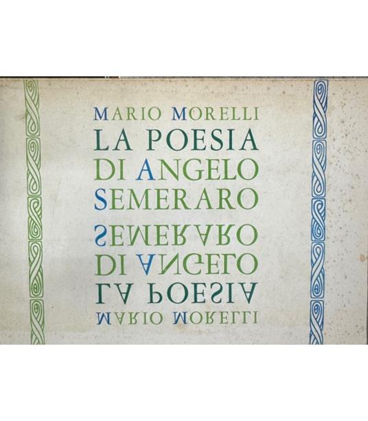 poesia di Angelo Semeraro - Mario Morelli - copertina