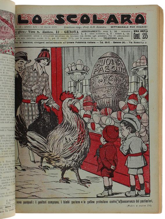Lo SCOLARO - Settimanale per ragazzi. Annata completa 1925. - 1925