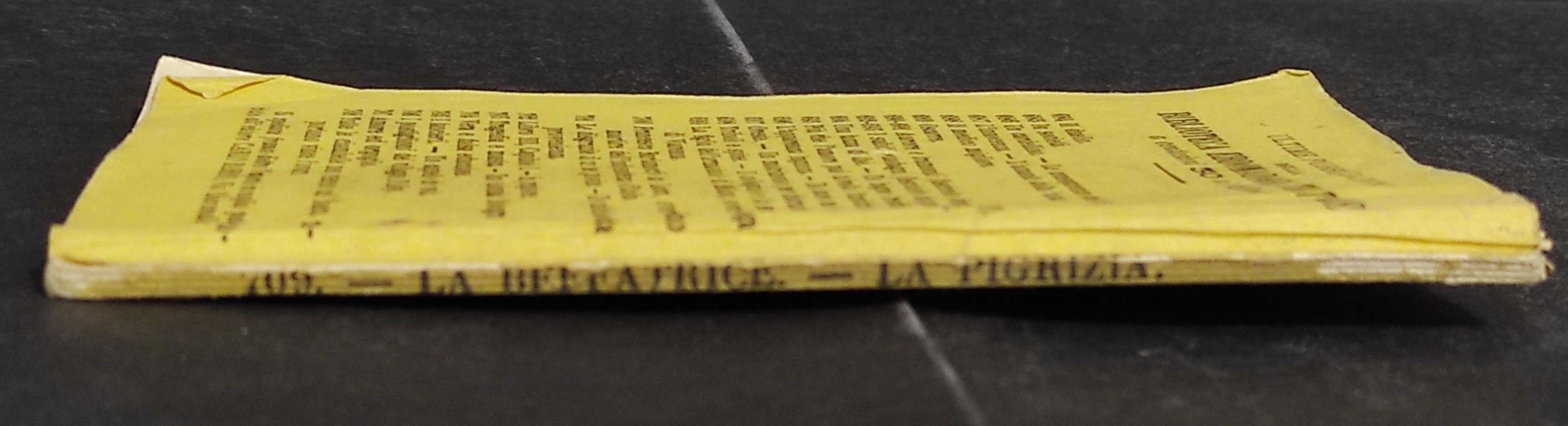 Beffatrice - La Pigrizia - Commedia in un Atto in Versi  - C. Coppini - Ed. Barbini - 1874