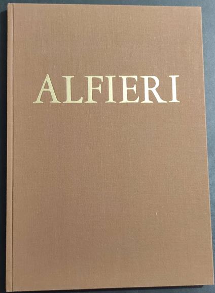 Alfieri - D. Cara - Ed. Bertieri - 1970 - Domenico Cara - copertina