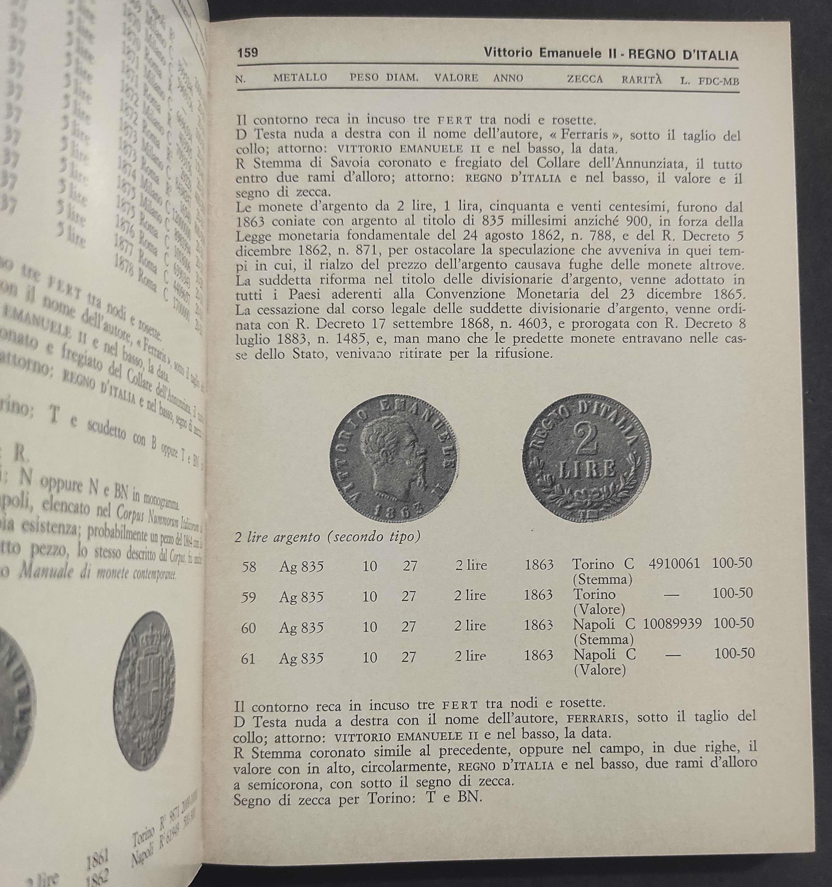 Super Manuale del Collezionista di Monete Decimali Italiane - Ed. Bobba - 1975