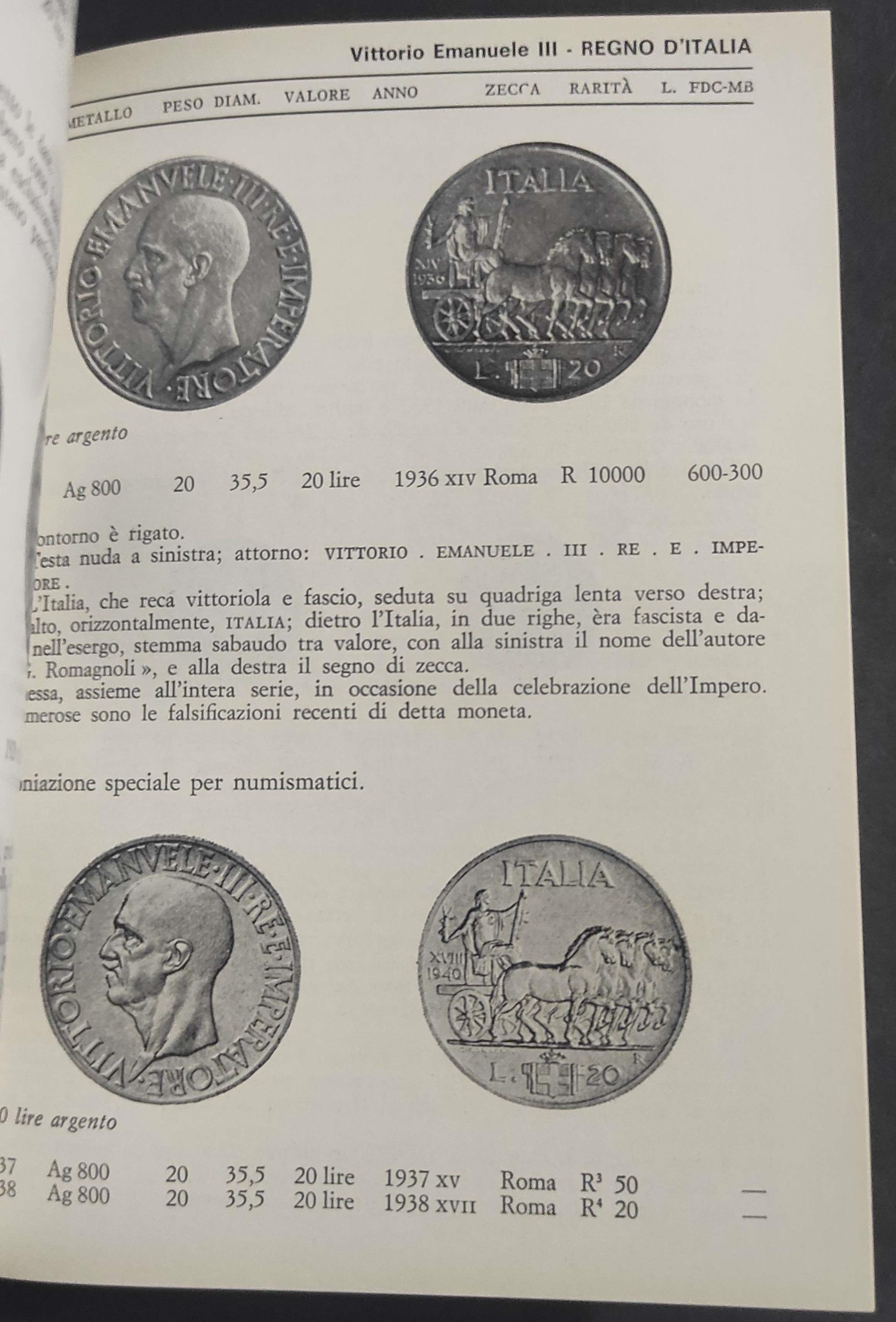 Super Manuale del Collezionista di Monete Decimali Italiane - Ed. Bobba - 1976