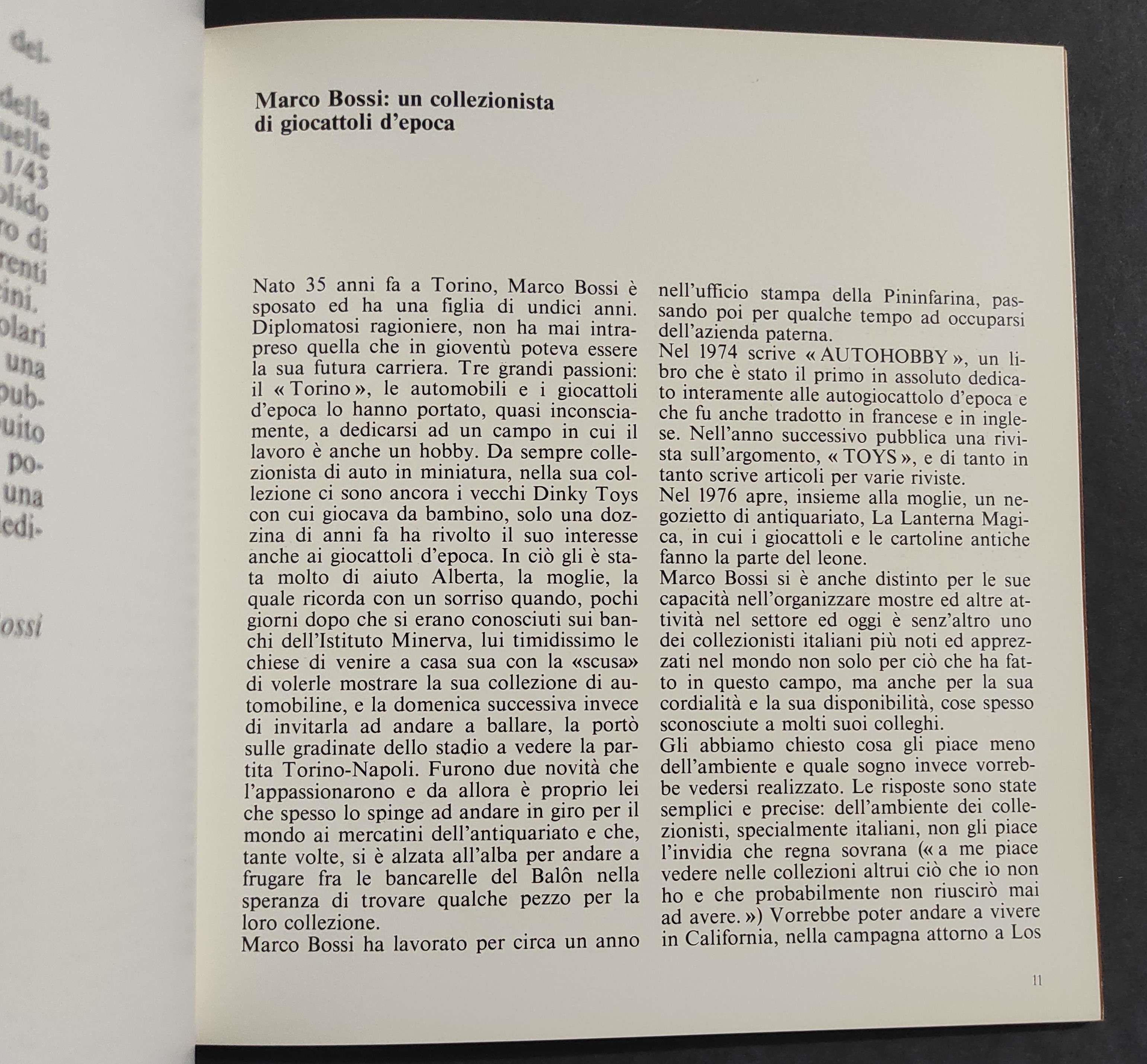Storia dell'Automobile e Moto Attraverso i Giocattoli d'Epoca - Ed. D. Piazza - 1983