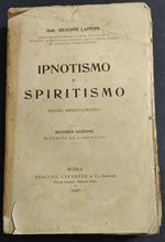 Ipnotismo e Spiritismo - G. Lapponi - Ed. Desclée Lefebvre - 1906
