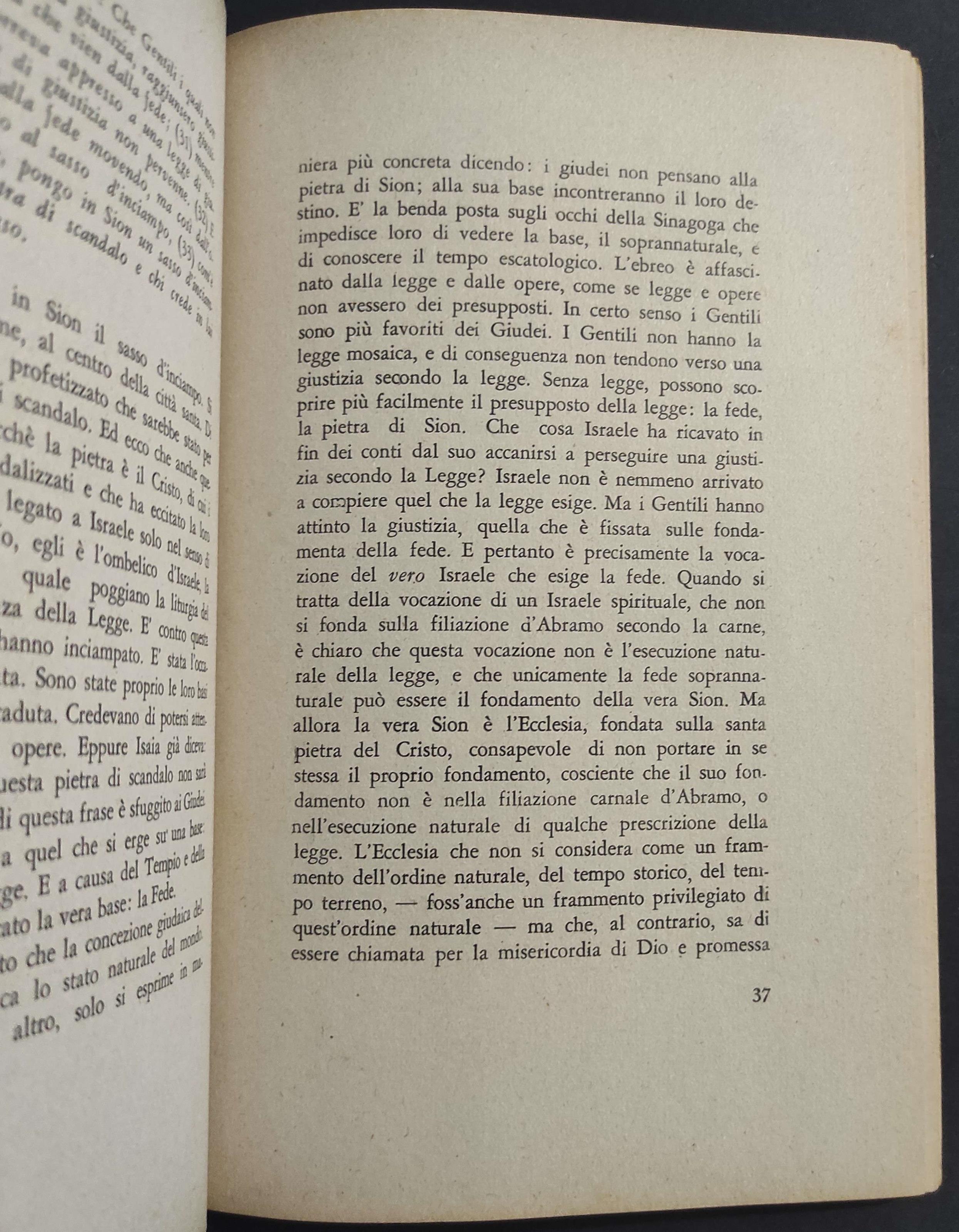 Il Mistero degli Ebrei e dei Gentili nella Chiesa - E. Peterson - Ed. Di Comunità - 1946