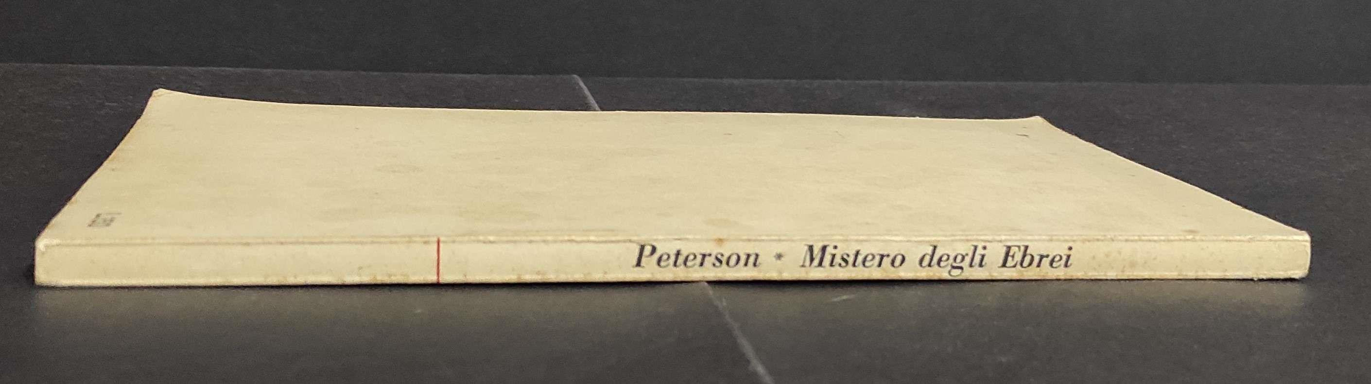 Il Mistero degli Ebrei e dei Gentili nella Chiesa - E. Peterson - Ed. Di Comunità - 1946