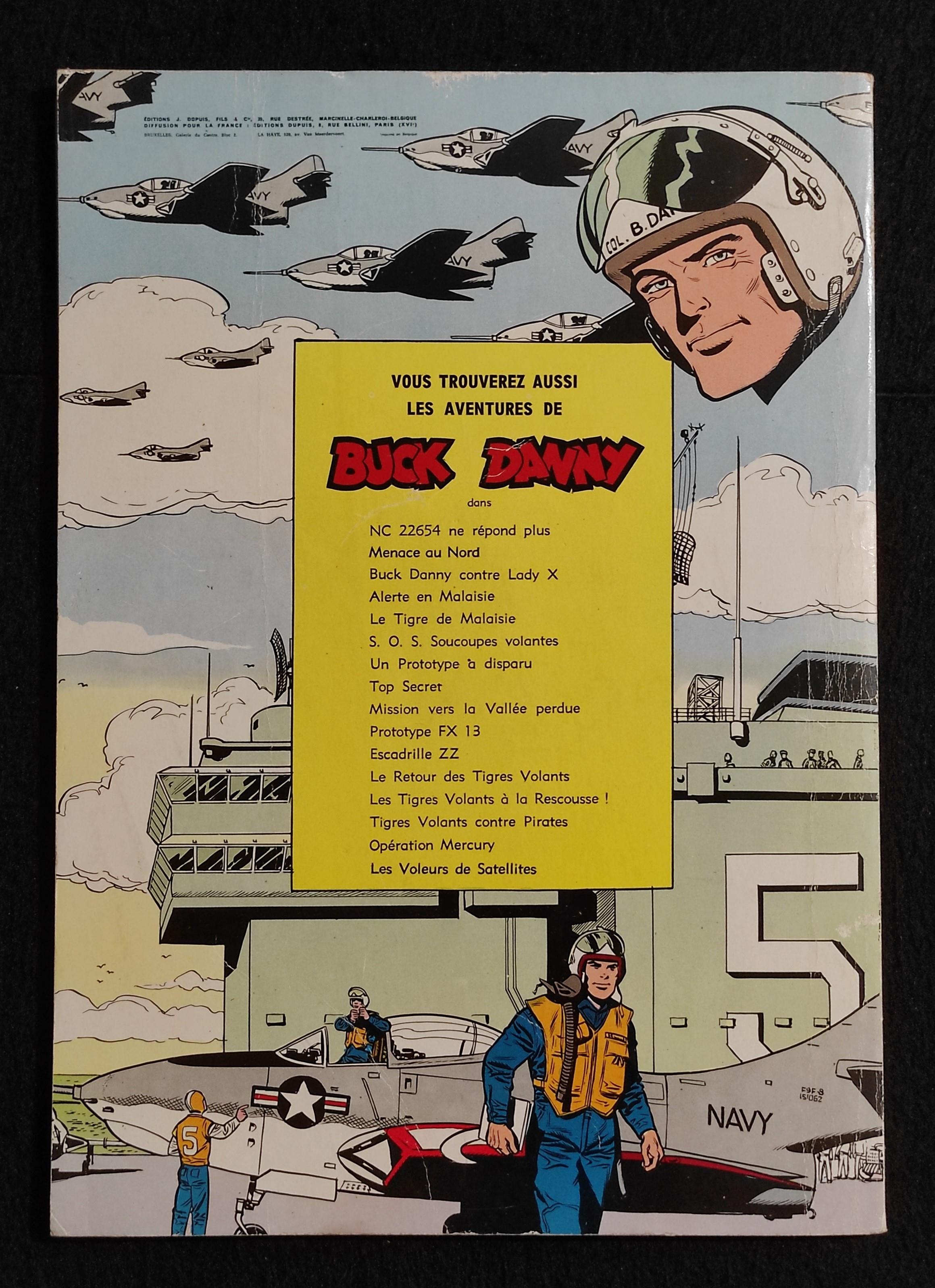 Aventures Buck Danny - Le Retour des Tigres Volants - Ed. Dupuis - C. 1965