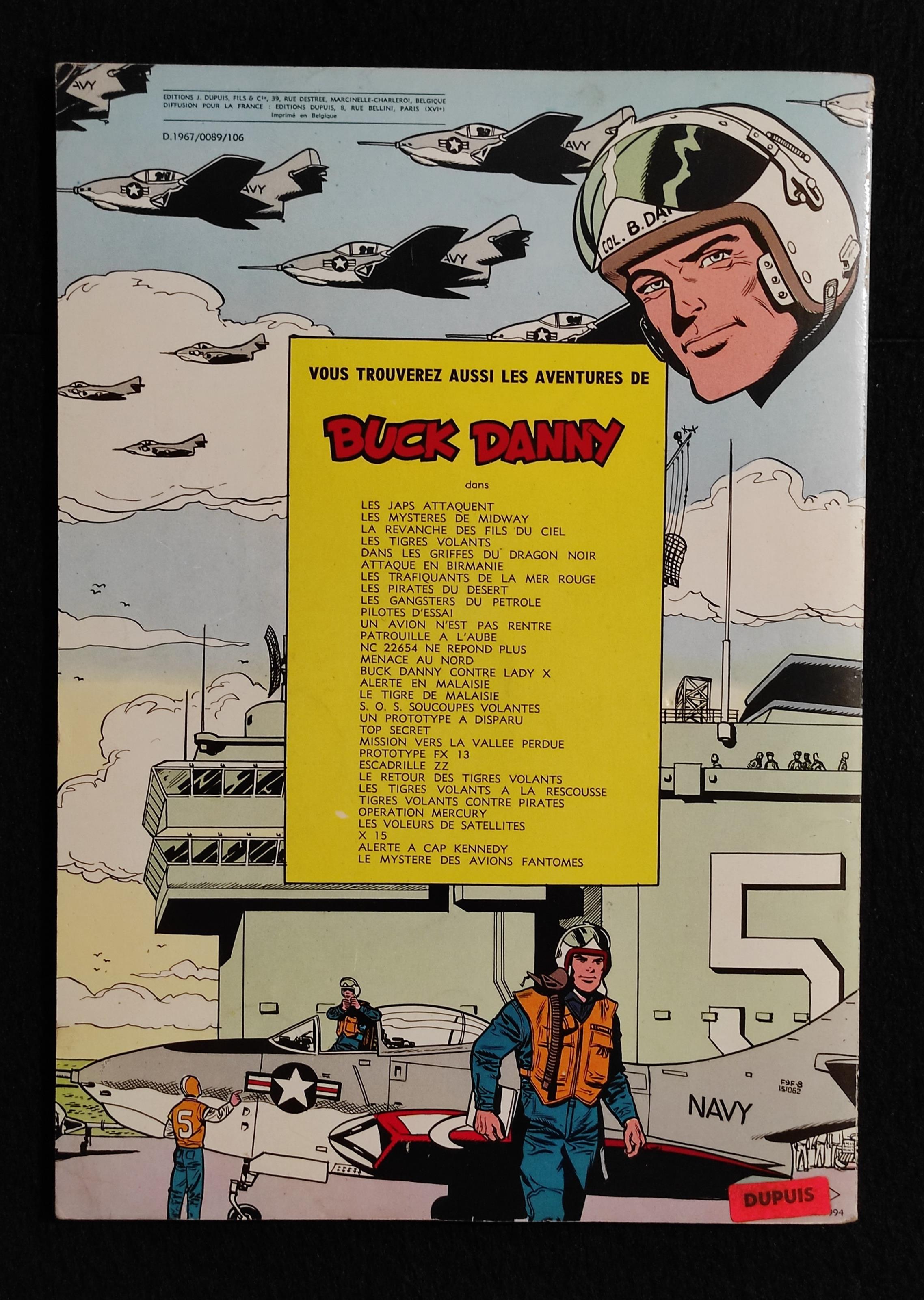Les Aventures De Buck Danny - Operation Mercury - Ed. Dupuis - C. 1967
