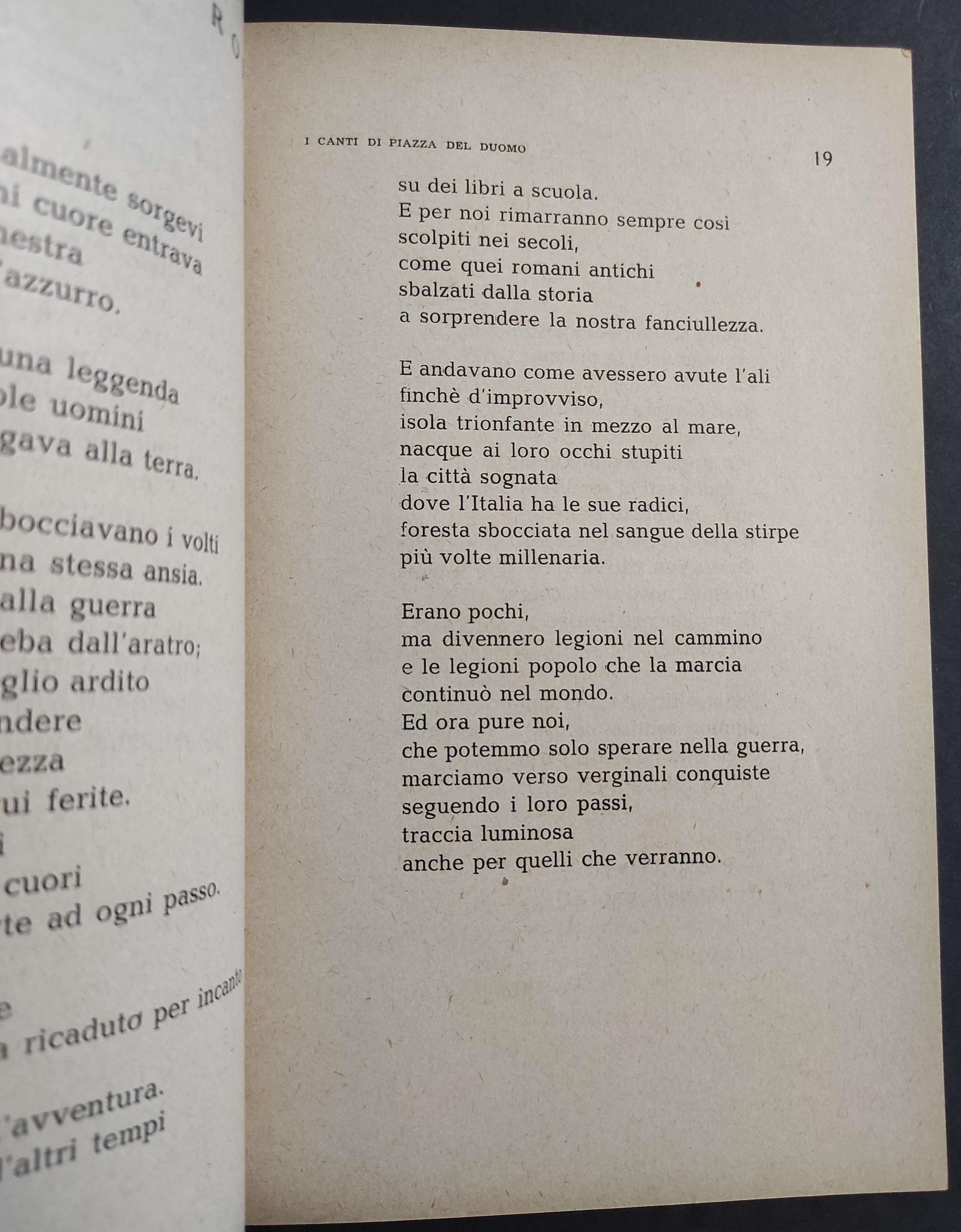 I Canti di Piazza del Duomo - E. Mastrolonardo - Ed. Erre - 1945