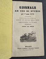 Giornale ad Uso di Studio per l'Anno 1870 - Ed. Gussoni