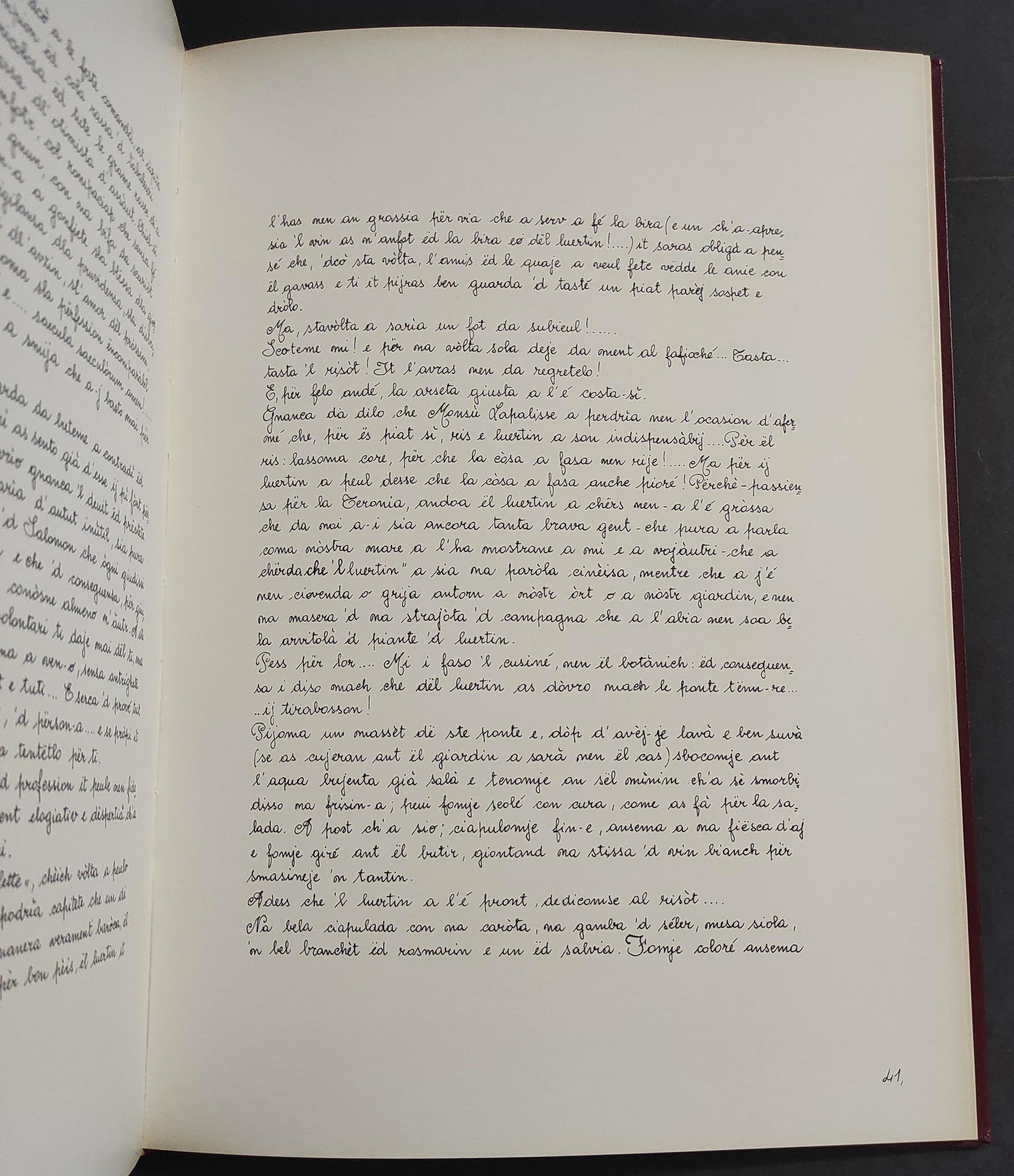 El Gentilboca Soagnà - M. Corgnati - Ed. Il Ridotto - 1977