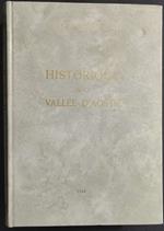 Historique de la Valle d'Aoste - J-B. de Tillier - Ed. ITLA - 1968