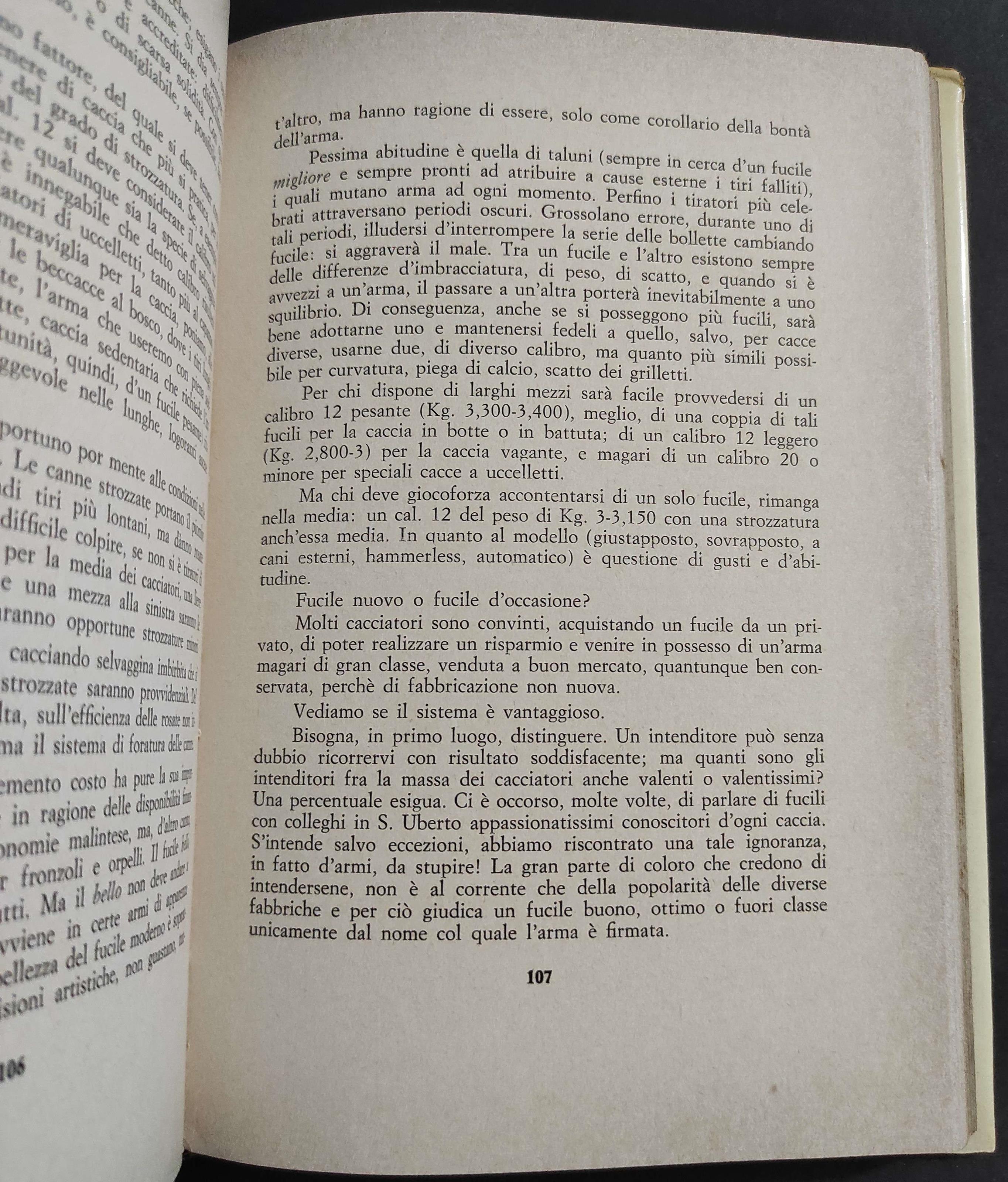 Fucili Carabine e Polveri da Caccia - A. Noghera - Ed. Novarco - 1963