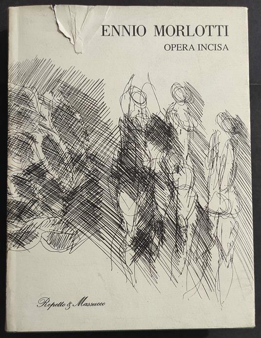Ennio Morlotti - Opera Incisa - D. Isella - Ed. Repetto & Massucco - 1990 - copertina