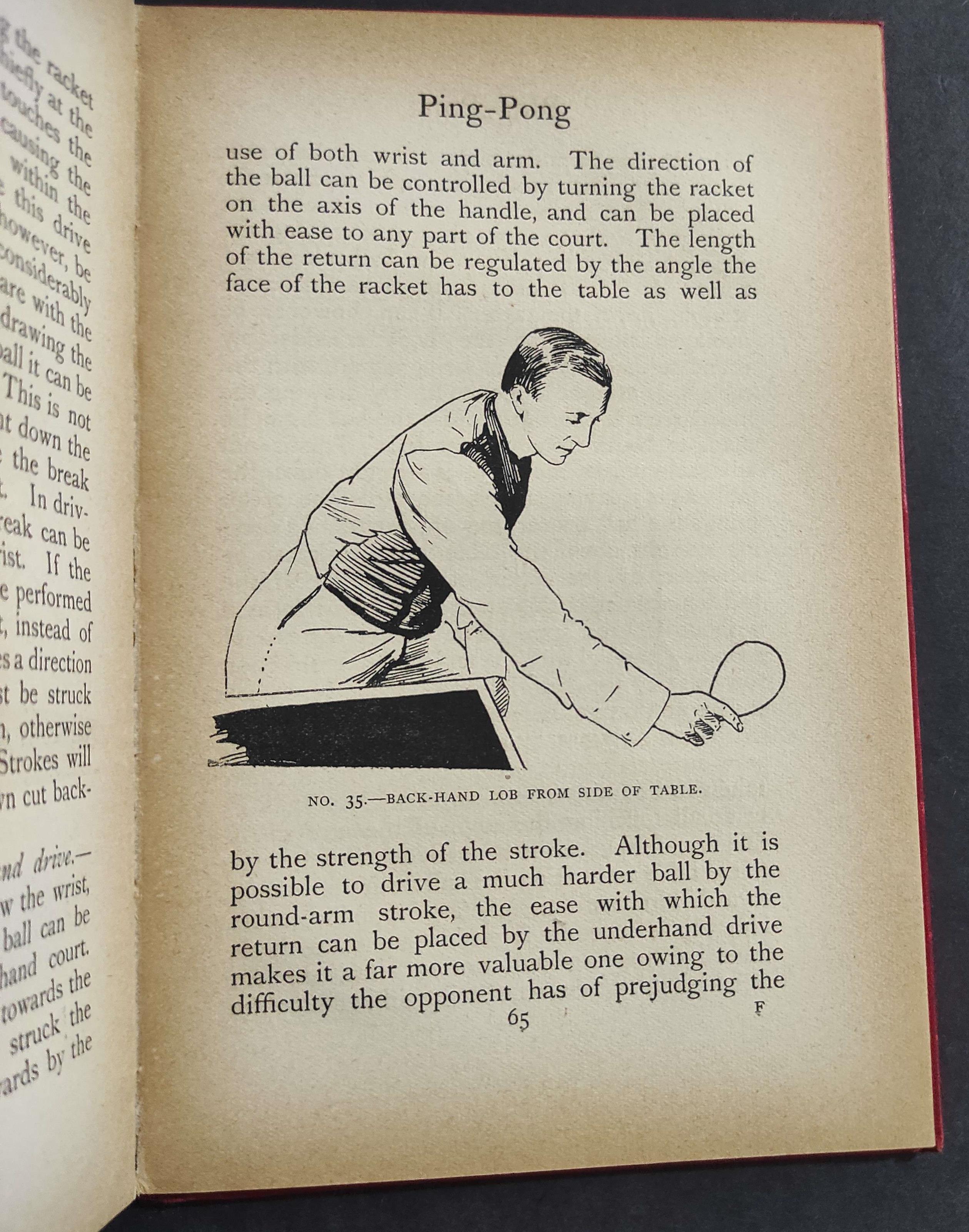 Ping-Pong - The Game and How to Play it - A. Parker - Ed. T. Fisher Unwin - 1902