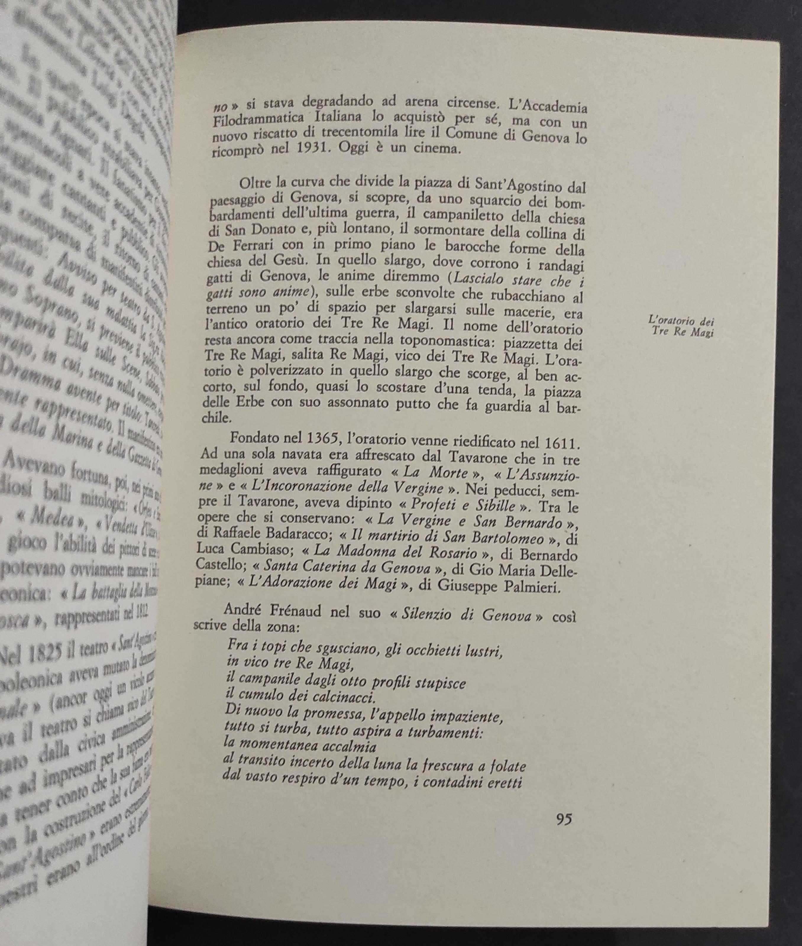 Vedute e Descrizioni della Vecchia Genova - G. Ottonelli - Ed. Valenti - 1973
